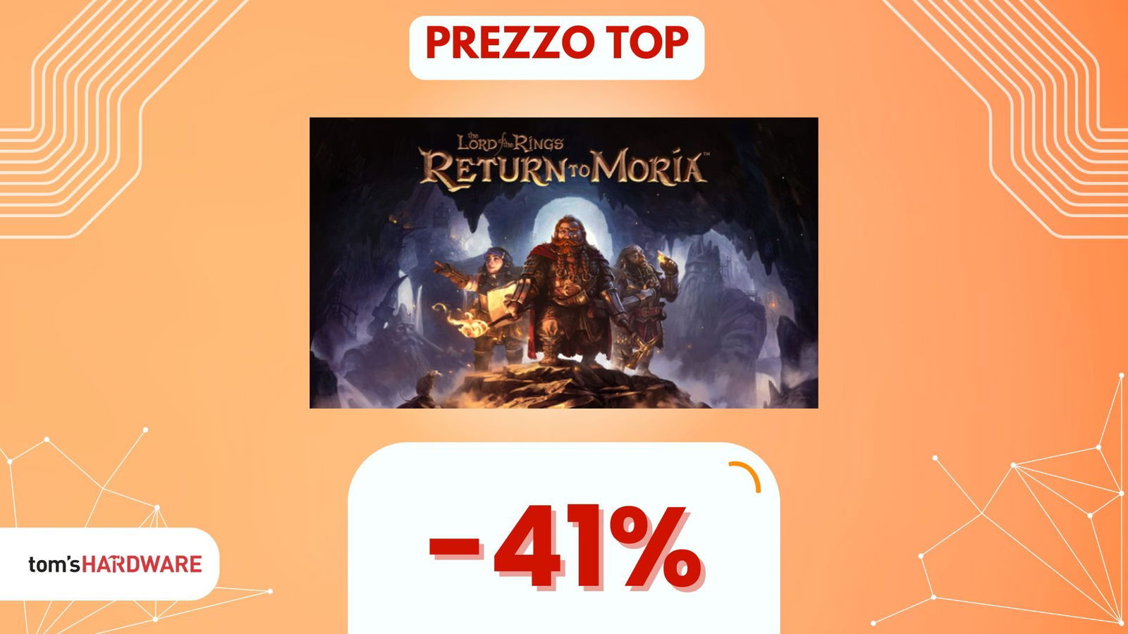 Immagine di La Terra di Mezzo chiama, The Lord of the Rings: Return to Moria è in SUPER SCONTO!