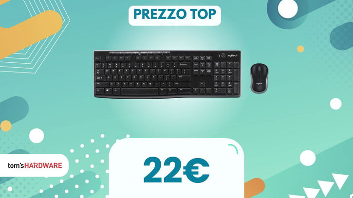 Immagine di Con SOLO 22€ oggi ti porti a casa tastiera e mouse wireless Logitech!