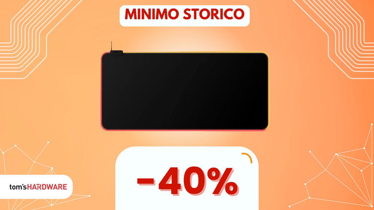 Immagine di Questo BELLISSIMO tappetino XL con LED RGB è in SUPER OFFERTA! (-40%)