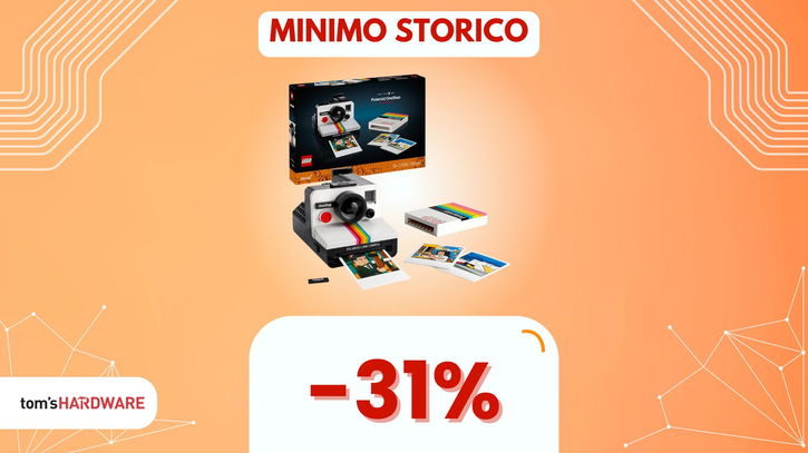 Immagine di Dal rullino ai mattoncini: la Polaroid OneStep LEGO è al MINIMO STORICO!