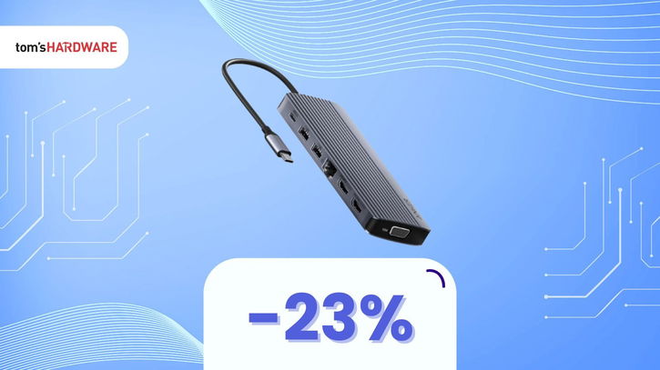 Immagine di Un solo adattatore, 14 prese. Questo HUB Anker è fenomenale insieme allo sconto del 23%