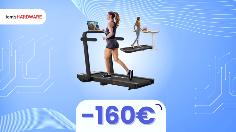 Immagine di La palestra a casa tua: tapis roulant pieghevole Decorcn in OFFERTA a soli 230€!