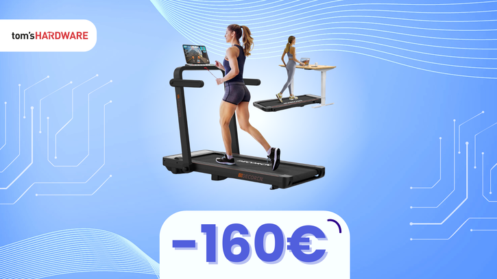 Immagine di La palestra a casa tua: tapis roulant pieghevole Decorcn in OFFERTA a soli 230€!