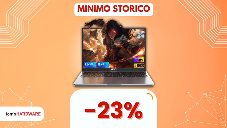 Immagine di MINIMO STORICO per questo notebook AOC, costa pochissimo!