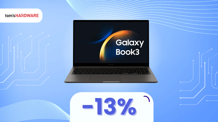 Immagine di Laptop versatile e super leggero: Samsung Galaxy Book3 a solo 459€!