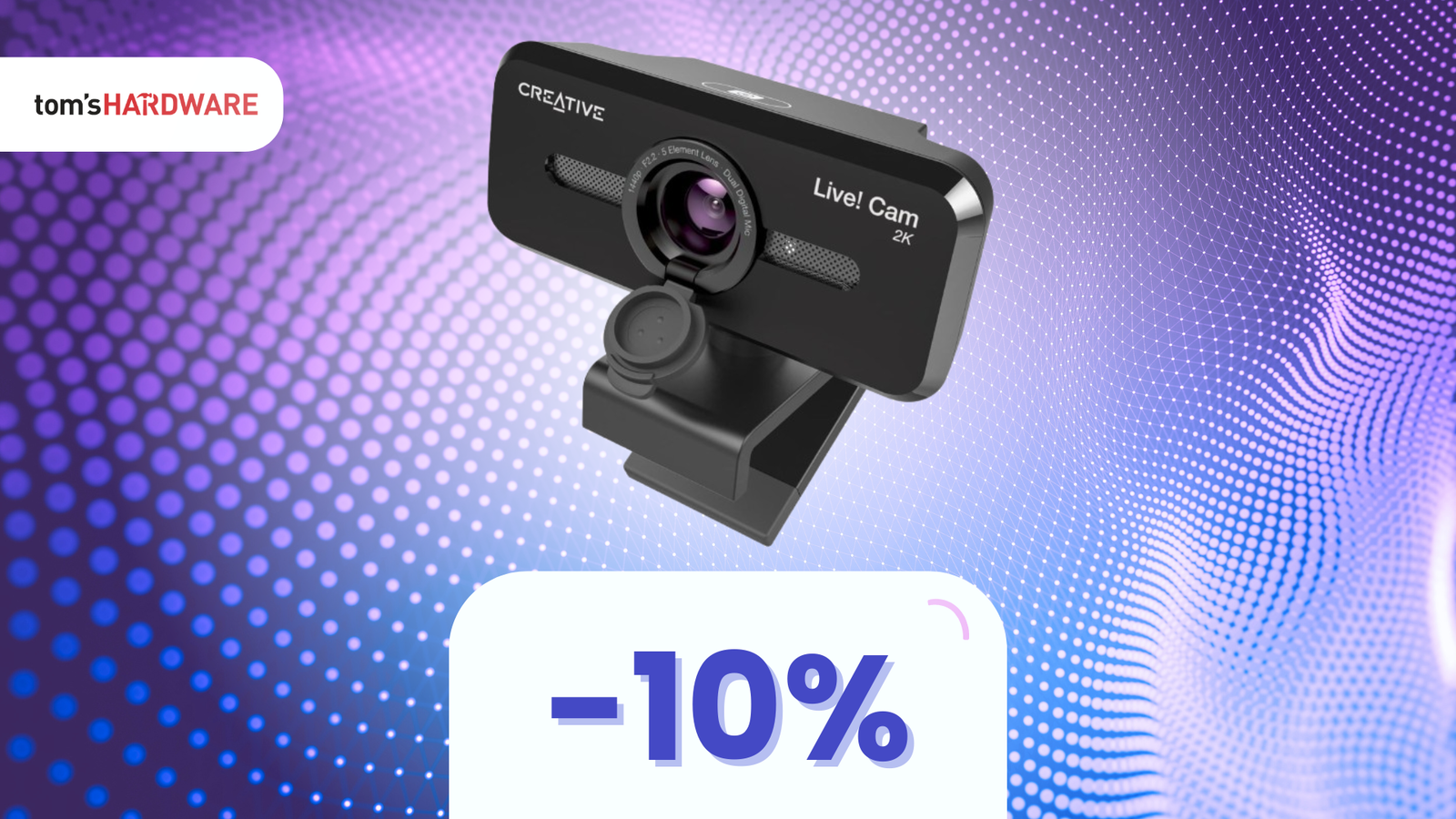 Immagine di Non perdere lo SCONTO su questa webcam ideale per lo smart working!