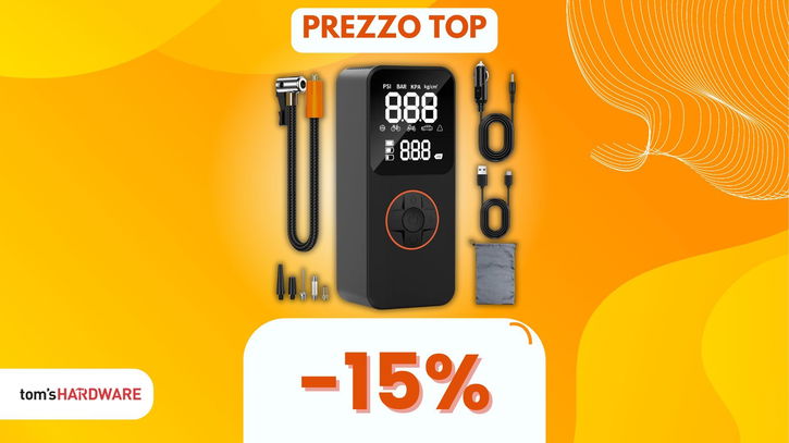 Immagine di Questa pompa per pneumatici rende il gonfiaggio SMART: versatilità e potenza ora in SCONTO!