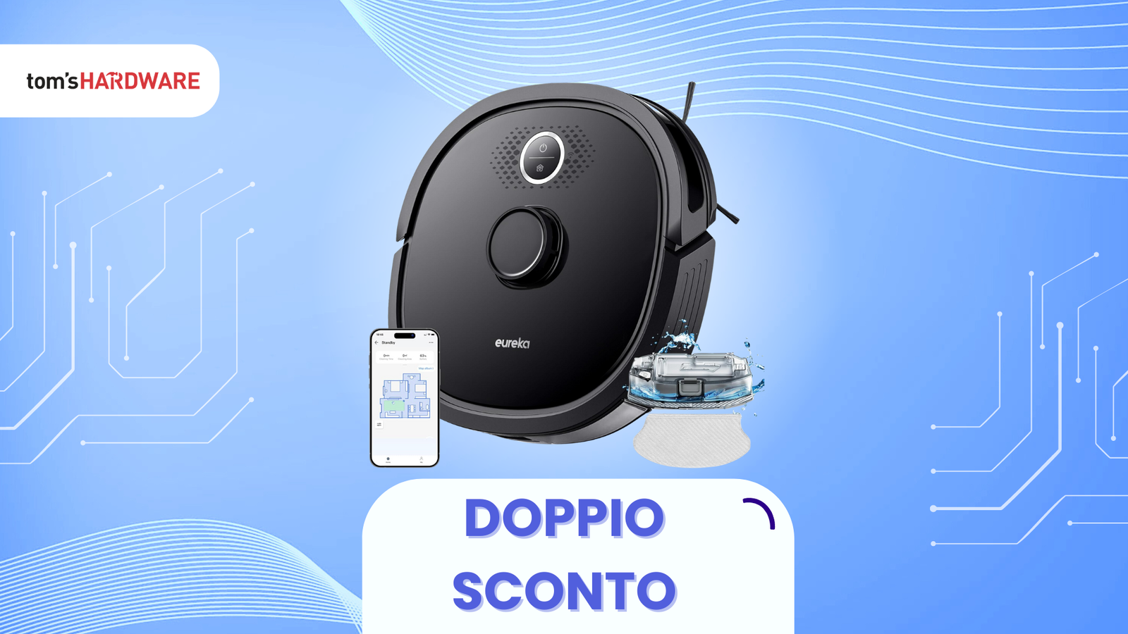 Immagine di Due sconti, zero fatica: Il robot aspirapolvere che pulisce per te (e ti fa risparmiare il doppio)!