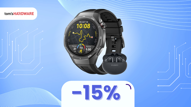 Immagine di SUPER sconto HUAWEI WATCH GT 5 Pro e auricolari gratis! (-15%)