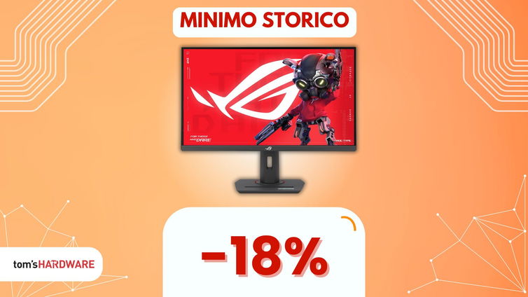 Immagine di Nitidezza e fluidità si fondono in questo monitor Asus ROG, ora al MINIMO STORICO!