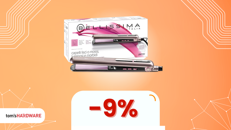 Immagine di Una piastra perfetta per capelli lisci come la seta: Bellissima Imetec Creativity B9 300 a soli 30€!