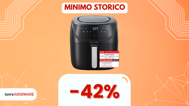 Immagine di Capiente e lavabile in lavastoviglie: questa friggitrice ad aria è FANTASTICA! (-42%)