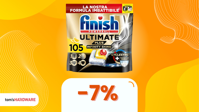 Immagine di Finish Ultimate PLUS Infinity Shine a solo 25€!