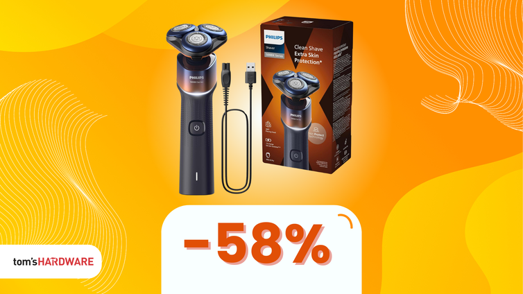 Immagine di Rasoio elettrico perfetto per una barba senza tagli: Philips Shaver 5000X Series a solo 55€!