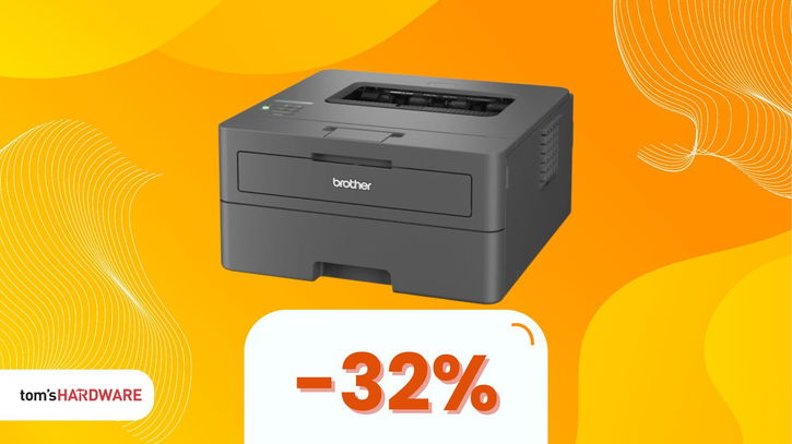 Immagine di Le stampanti a inchiostro non vi convincono? Ecco la Brother laser con il 32% di sconto oggi