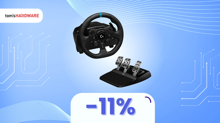 Immagine di Risparmia il 11% sul volante Logitech G G923!