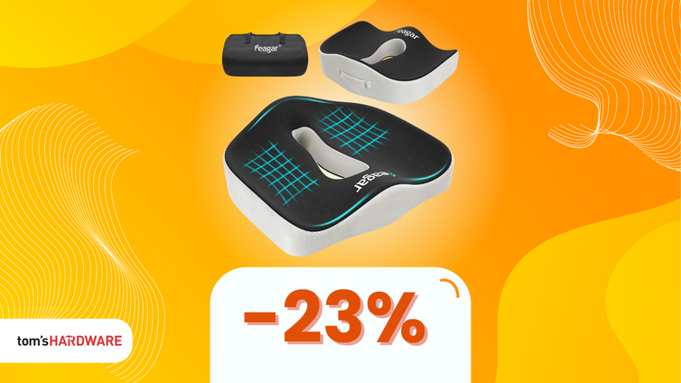 Immagine di Cuscino per sedile con memory foam, CHE PREZZO! Su Amazon risparmi il 23%