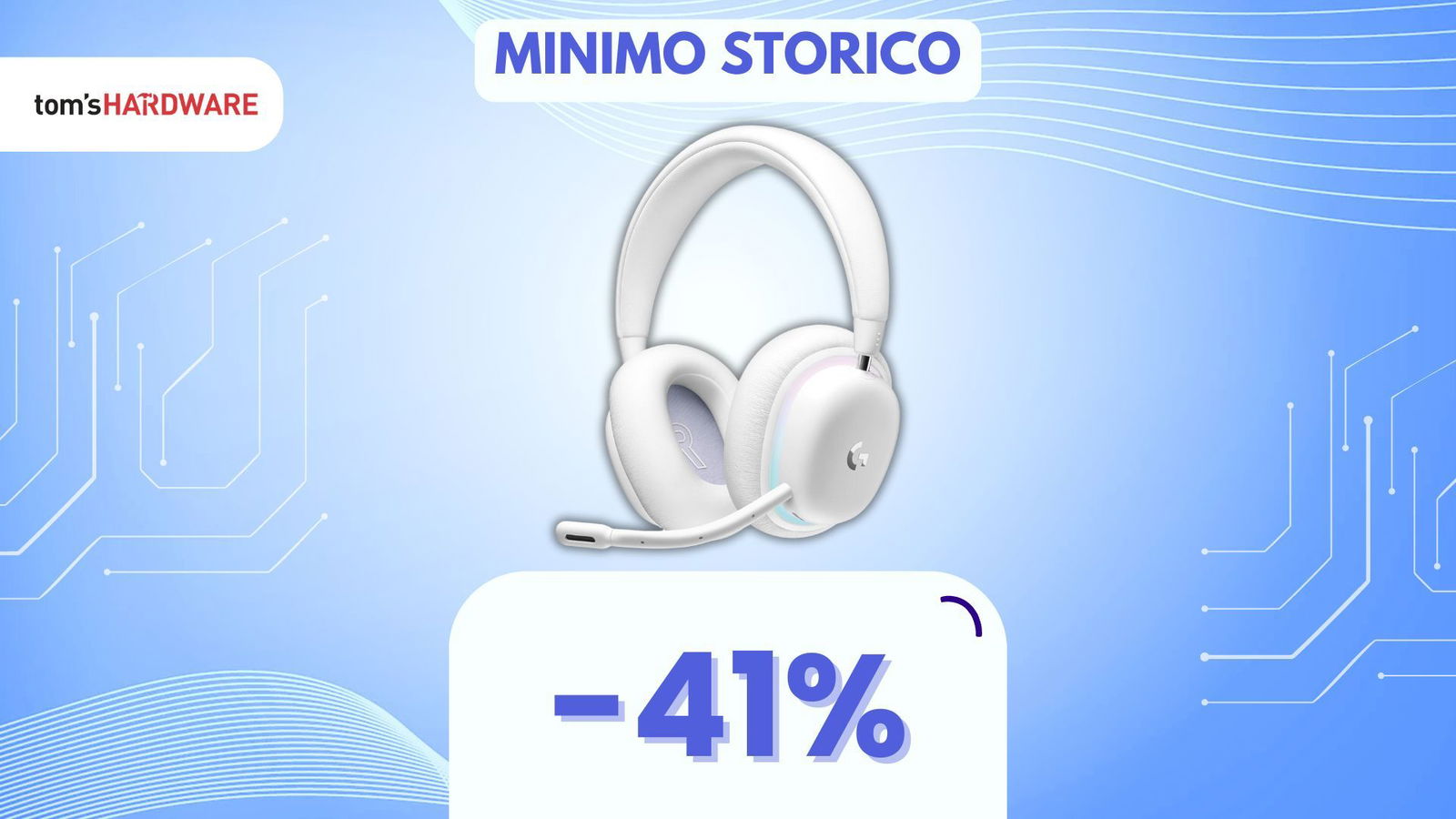 Immagine di Audio SENZA COMPROMESSI con queste cuffie da gaming Logitech! (-41%)