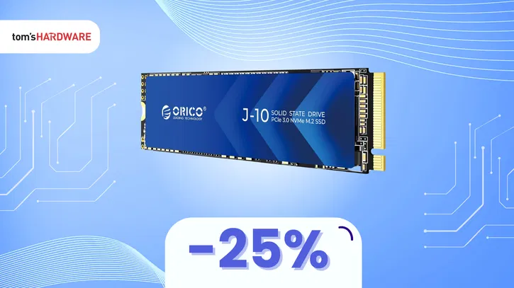 Immagine di Cercate un valido SSD a un prezzo SHOCK? Non fatevi scappare l'SSD interno ORICO 1TB scontato del 50%