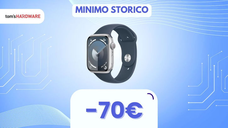 Immagine di Apple Watch Series 9 da 45mm torna al MINIMO STORICO con questo sconto!