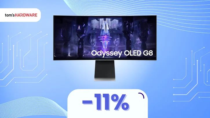 Immagine di Monitor Samsung Odyssey OLED G8 a SOLI 702€!