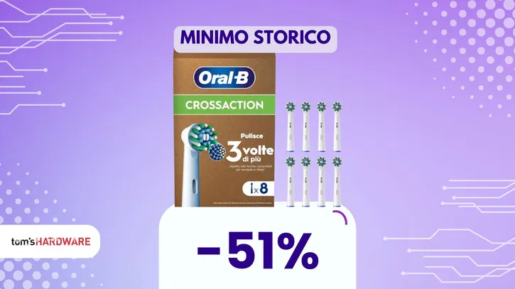 Immagine di Fai scorta di testine Oral-B: approfitta ora del -51% sulle Cross Action