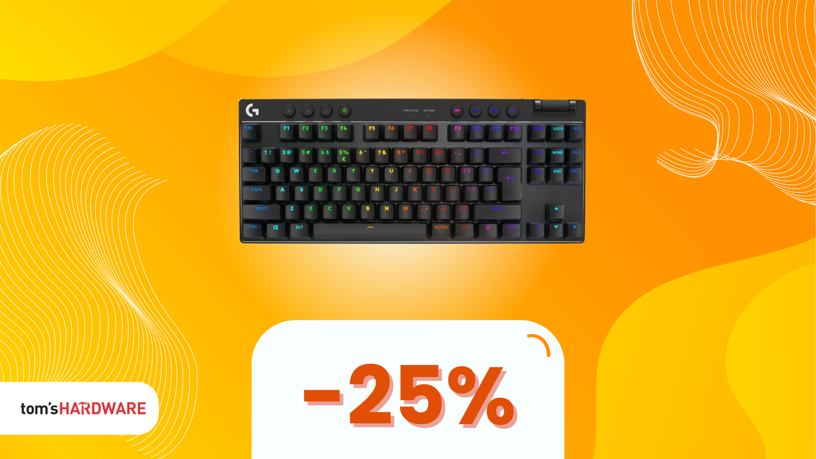 Immagine di Prestazioni da campione con questa tastiera adatta per gli esports: ora in offerta su Amazon! - 25%