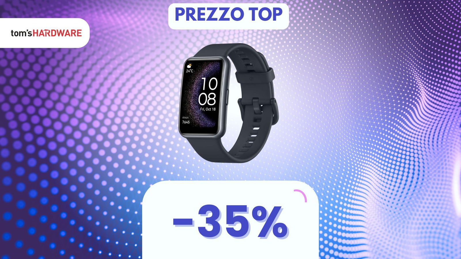 Immagine di Questo smartwatch HUAWEI è pronto a migliorare il vostro sonno! (-35%)