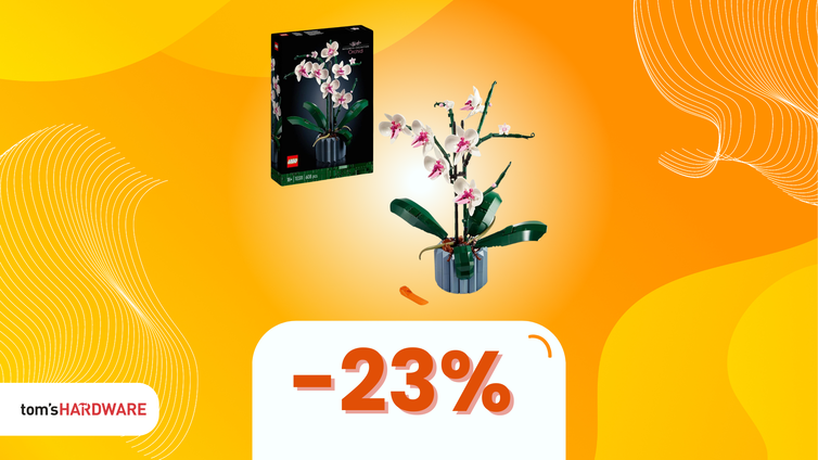 Immagine di Amanti delle pianti senza pollice verde, arriva LEGO Icons Orchidea e oggi è in sconto! (-23%)