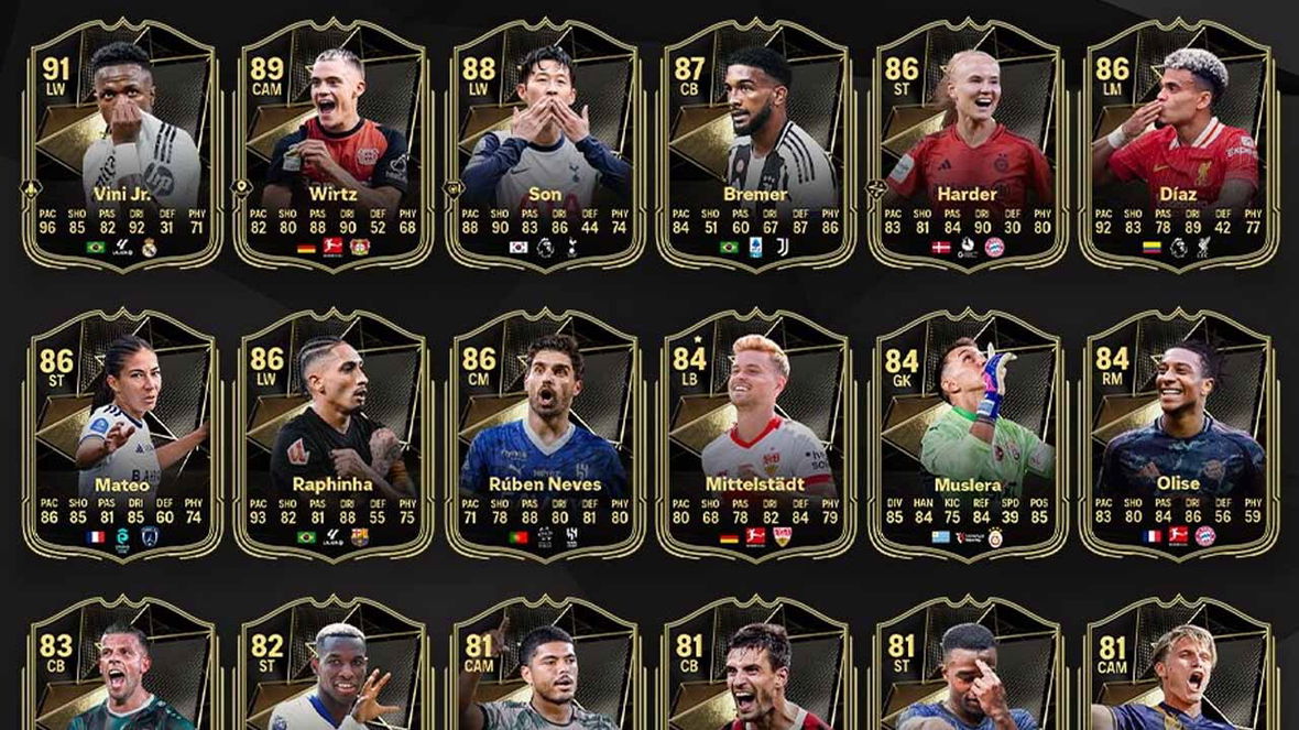 EA Sports FC 25 TOTW: la lista completa