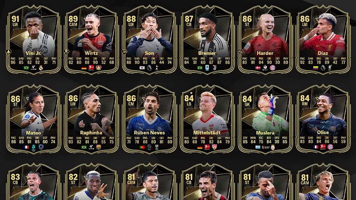 Immagine di EA Sports FC 25 TOTW: la lista completa