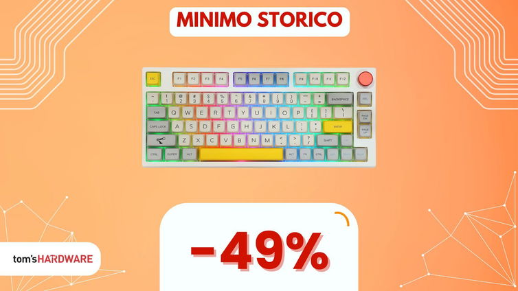 Immagine di Non crederai al prezzo di questa BELLISSIMA tastiera meccanica dopo averla vista! (-49%)