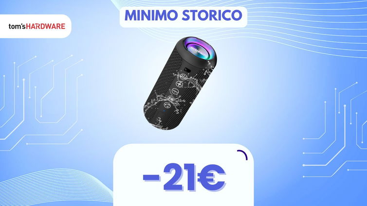 Immagine di Musica OVUNQUE con questa cassa Bluetooth impermeabile, e CHE PREZZO!