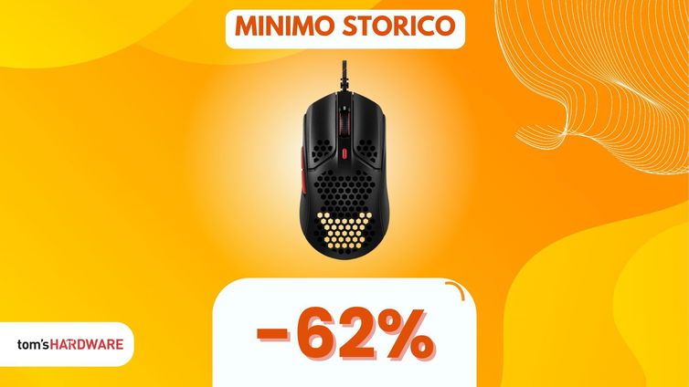 Immagine di Incredibile ma vero: questo mouse da gaming HyperX oggi costa POCHISSIMO! (-62%)