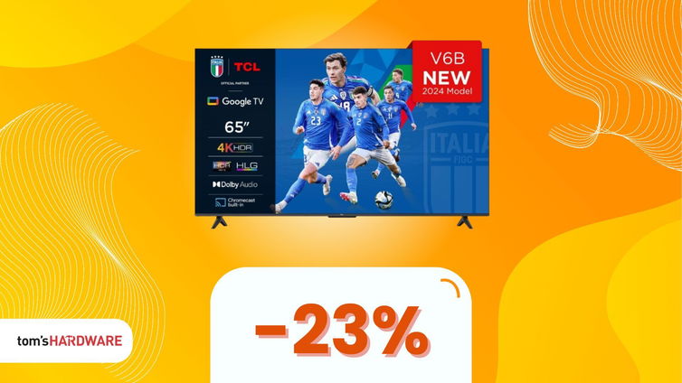 Immagine di Porta il cinema a casa tua con questa smart TV TCL da 65", oggi in offerta a SOLI 499€!