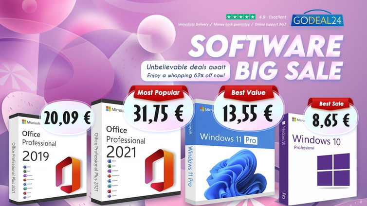 Immagine di Risparmia ad ottobre: Office 2021 e Windows 11 a partire da 10€