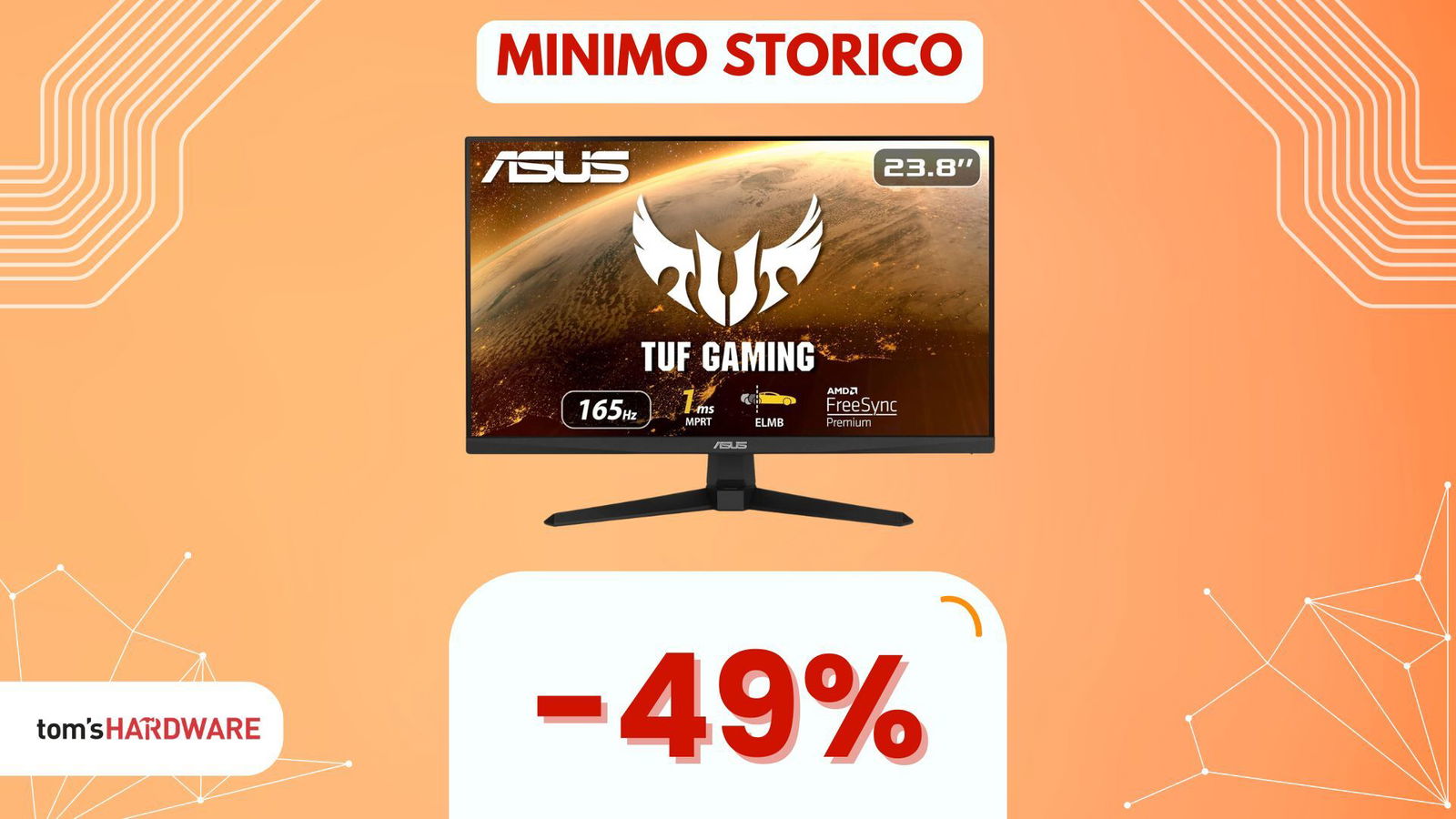 Immagine di L'upgrade del tuo monitor da gaming oggi costa QUASI LA METÀ! (-49%)