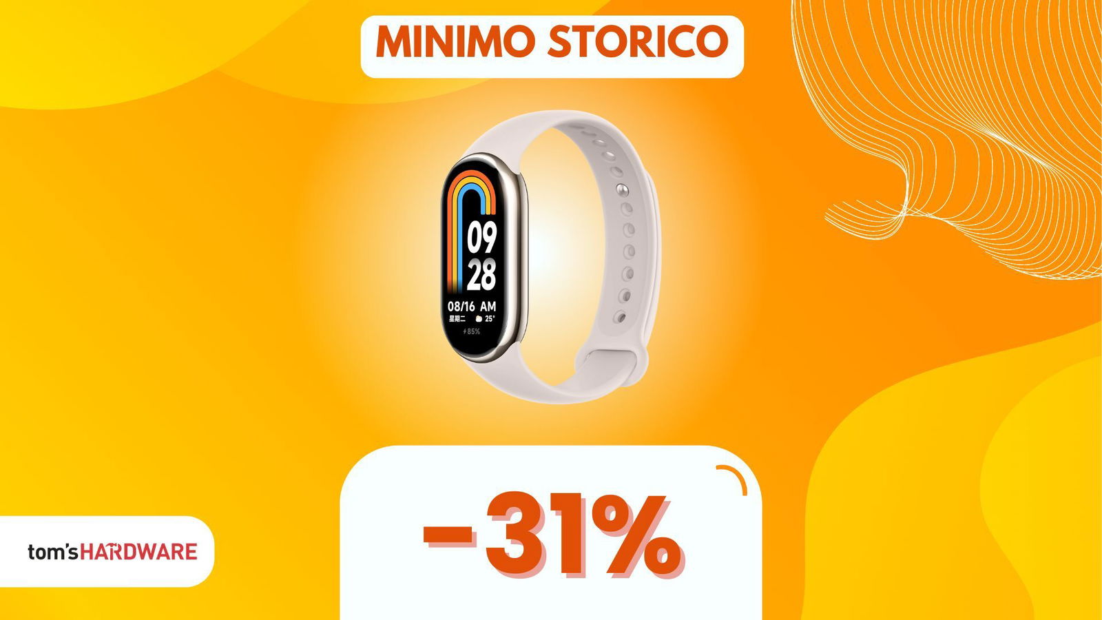 Immagine di L'ottima Xiaomi Smart Band 8 è ancora al MINIMO STORICO! (-31%)