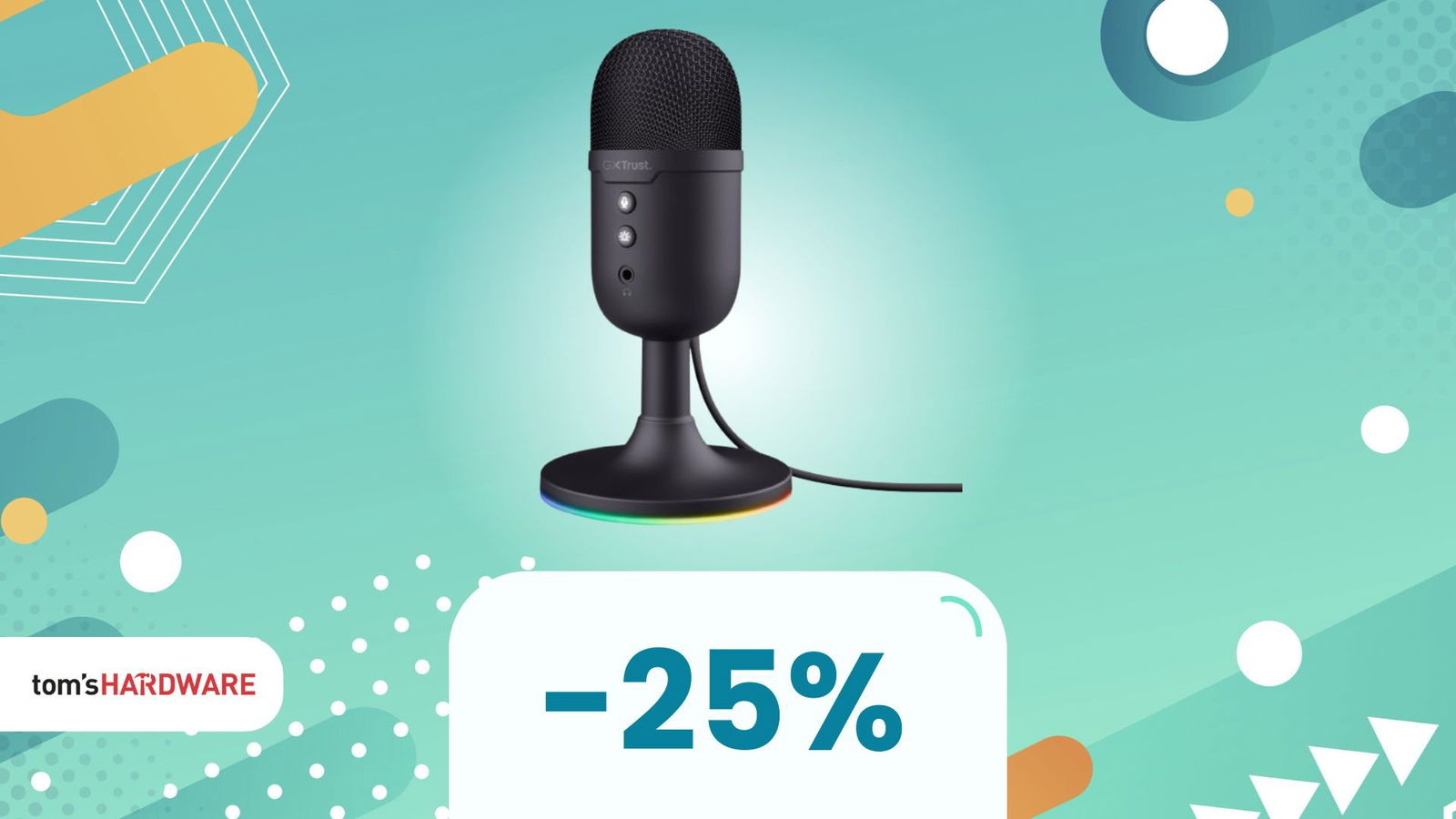 Immagine di SCONTO del 25% su un microfono perfetto per il tuo setup da gaming!