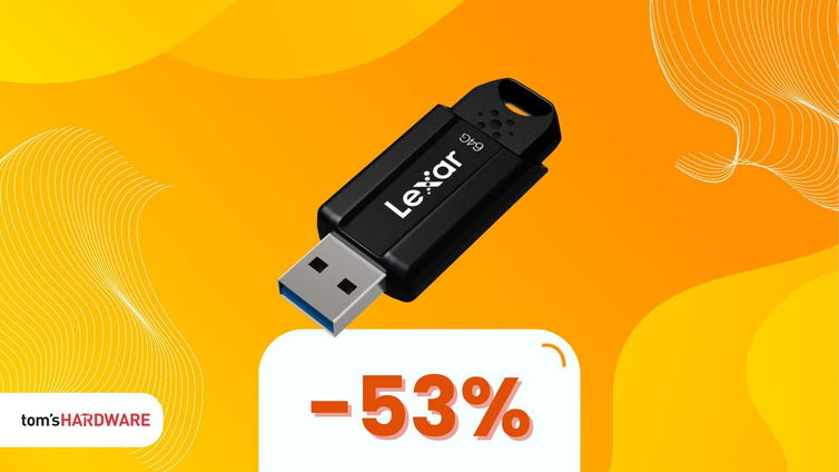 Immagine di Una chiavetta USB Lexar crolla sotto i 10€ e la qualità è ottima