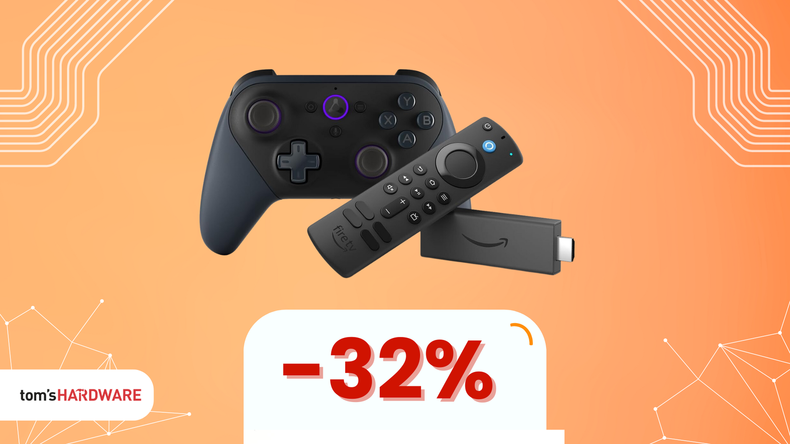 Immagine di Fire TV Stick e controller Luna in sconto del -32%! Un affare solo su Amazon