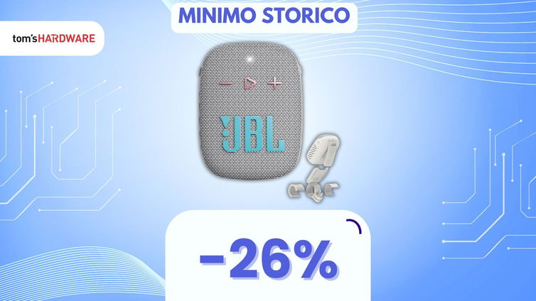 Immagine di Questa cassa JBL è minuscola, resistente e POTENTISSIMA! (-26%)