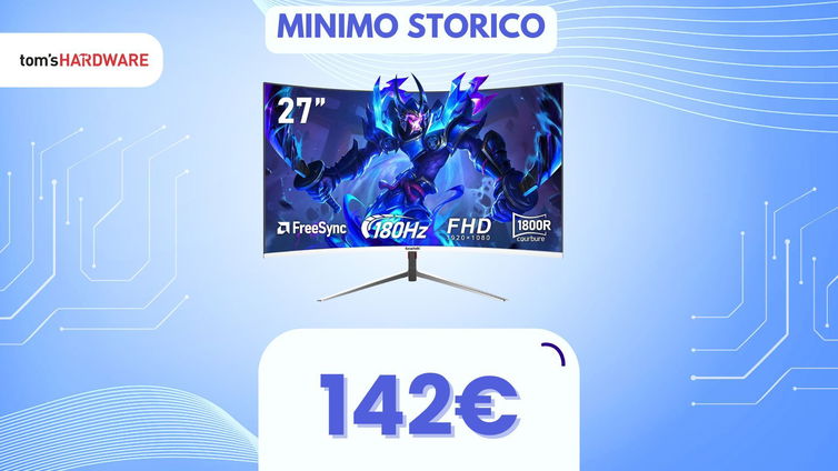 Immagine di Questo monitor da gaming da 180Hz continua a CALARE DI PREZZO!