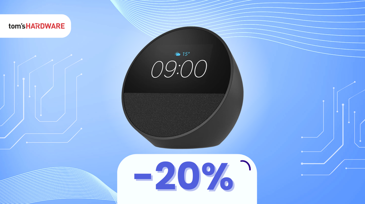 Immagine di Amazon Echo Spot (modello 2024) a un prezzo SHOCK! (-20%)