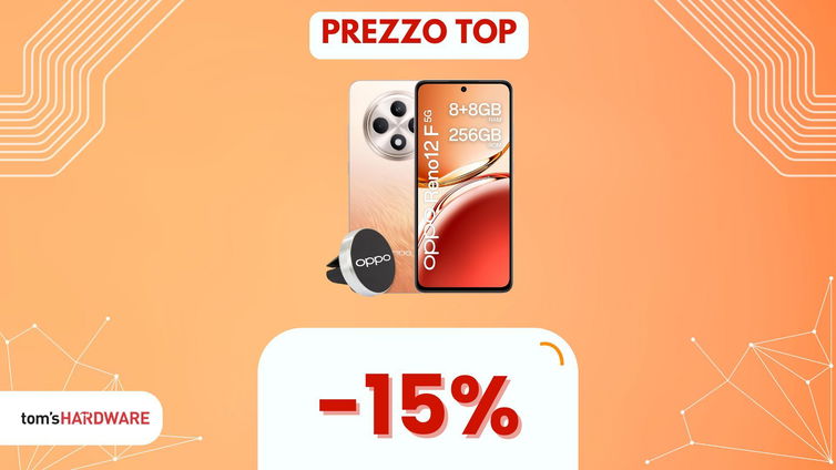 Immagine di Tipla fotocamera AI con meno di 300€? Ci pensa l'OPPO Reno12 F con questo sconto!