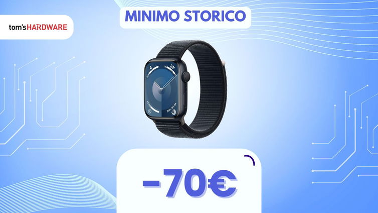 Immagine di Apple Watch Series 9 da 45mm torna al MINIMO con questo SCONTO!