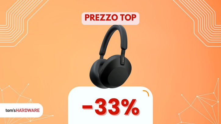 Immagine di Sony WH-1000XM5: cuffie eccezionali da oltre 2 anni, ora in offerta al 33%