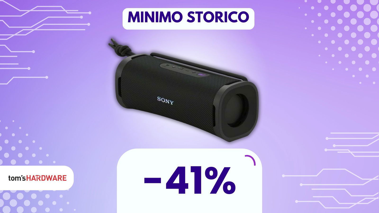 Immagine di Questo speaker Sony vi accompagnerà nelle vostre avventure: un'offerta da non perdere!