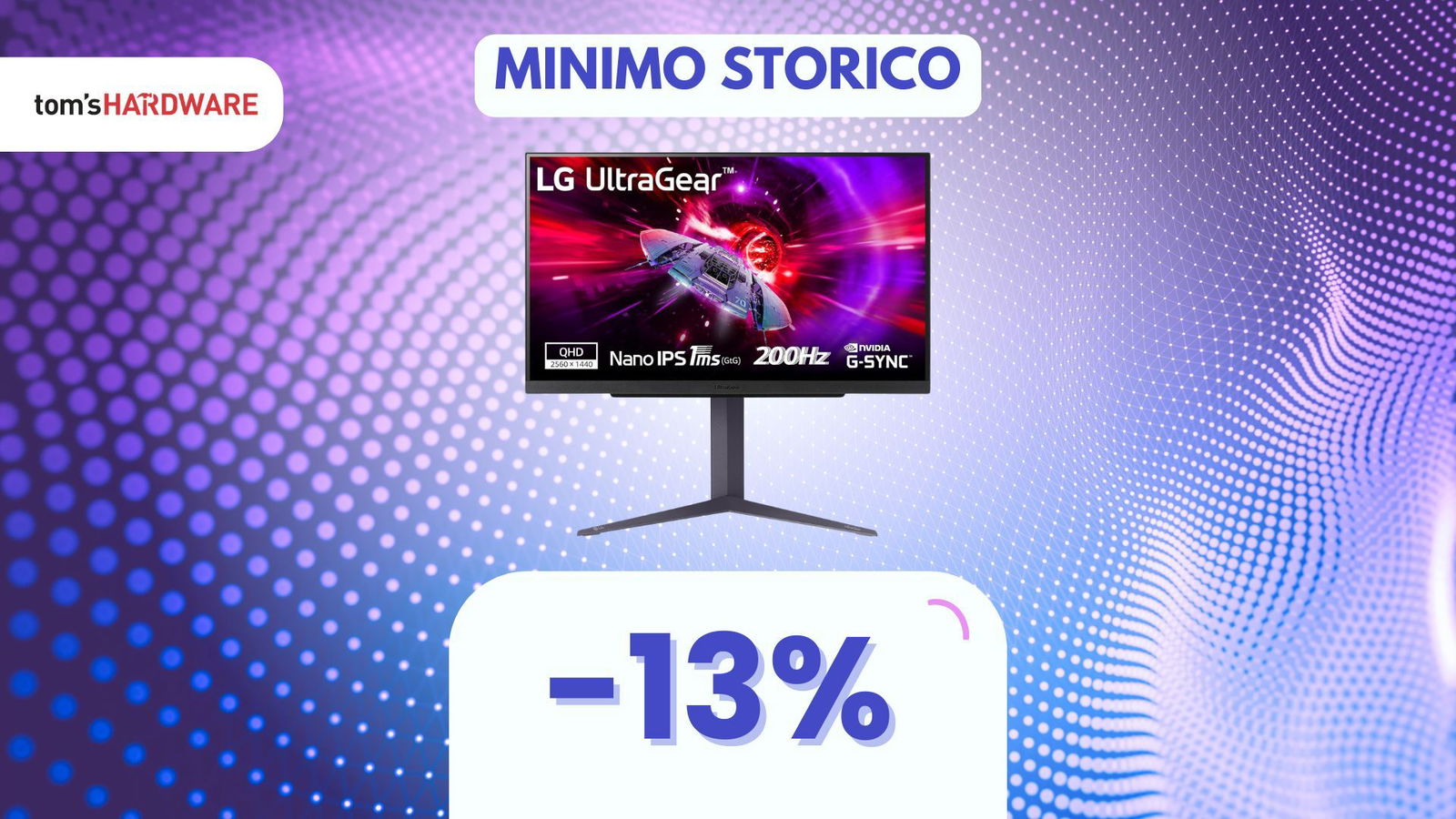 Immagine di Questo ASSURDO monitor da gaming LG cala FINALMENTE di prezzo!