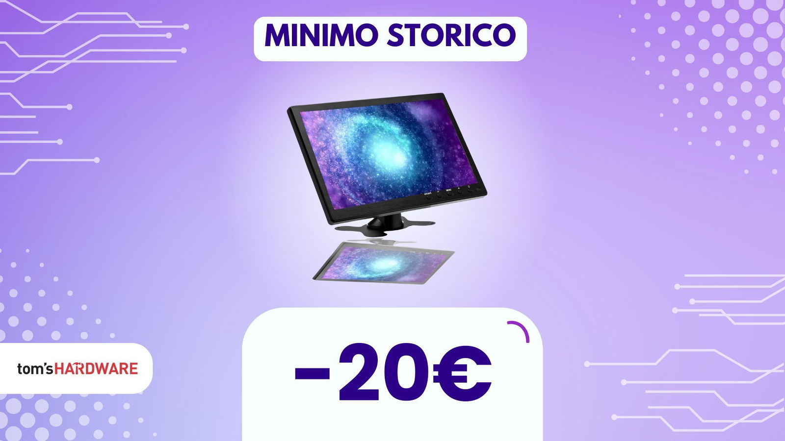 Immagine di TRIPLO SCONTO su questo comodissimo monitor portatile da 10,1", costa POCHISSIMO!